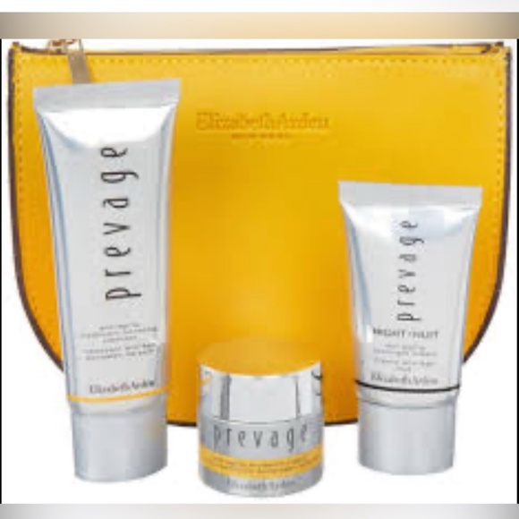Elizabeth Arden Other - Elizabeth Arden Prevage Anti-Aging Set Cleanser Night Cream SPF 30 Bag New 3pc